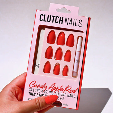 Candy Apple Red | Bright Red Nails | Press On Nails