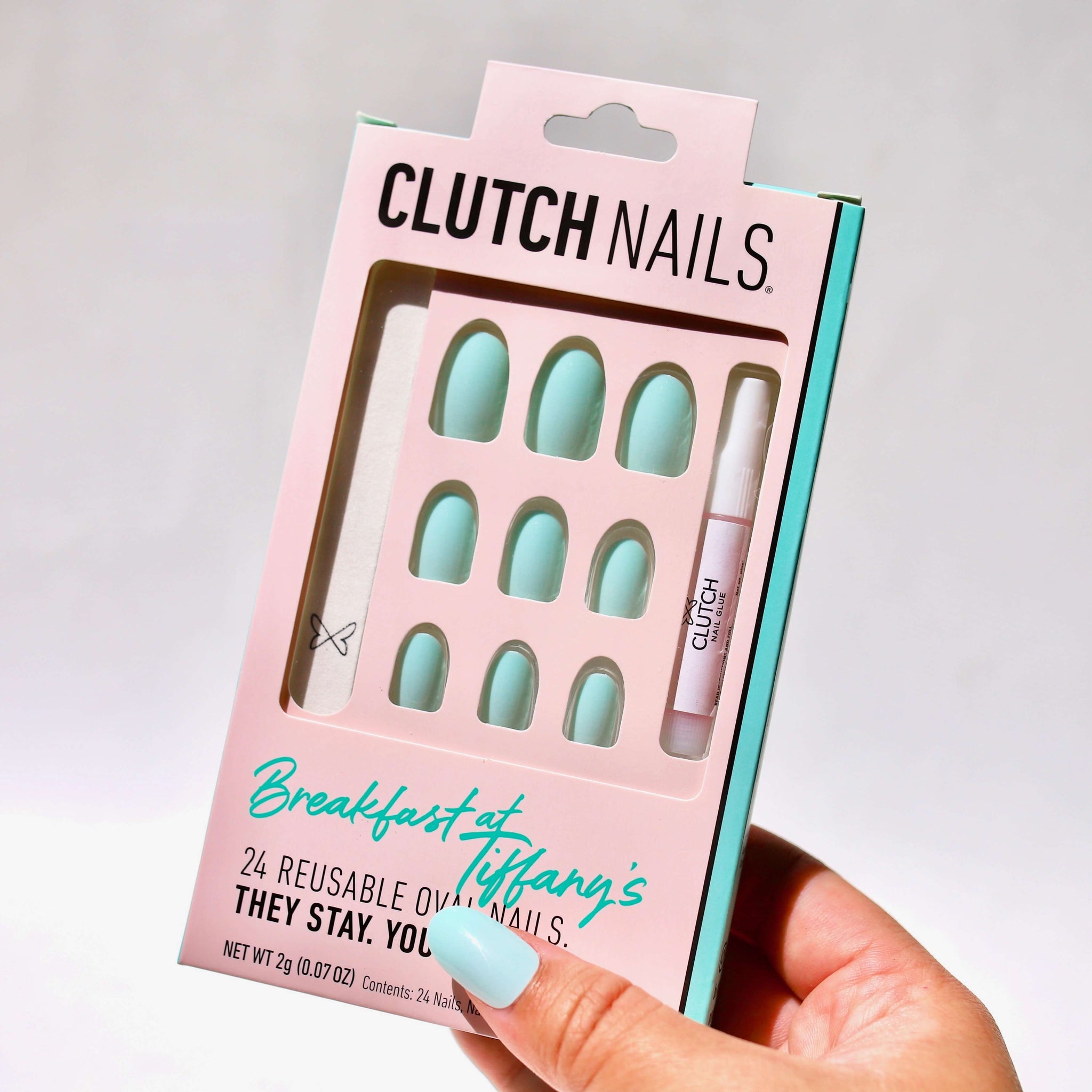 Breakfast at Tiffany's | Tiffany Blue Nails | Press On Nails