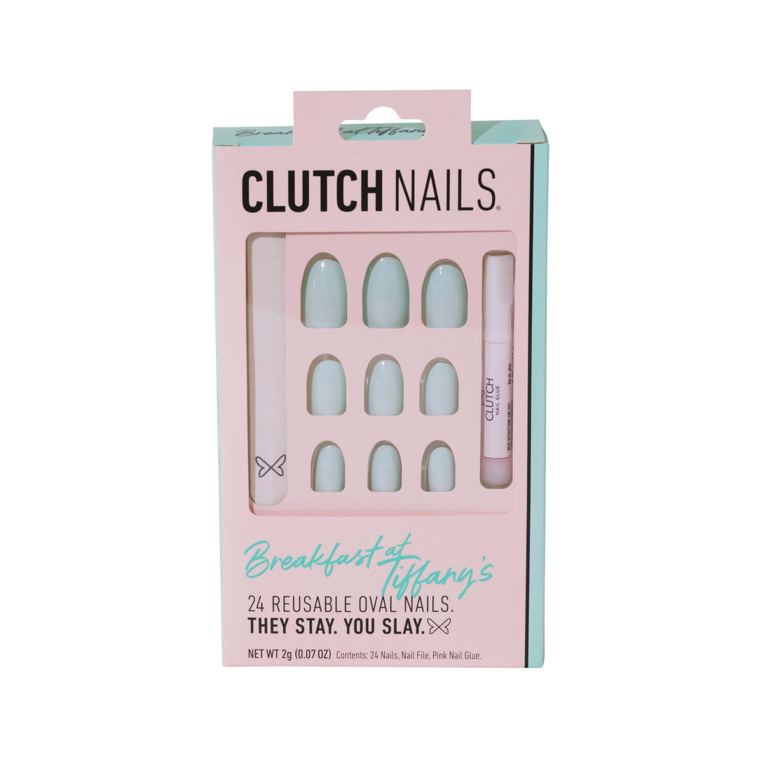 Breakfast at Tiffany's | Tiffany Blue Nails | Press On Nails